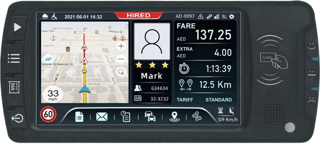 DTX CONTROL TAXIMETER — Бортовая система